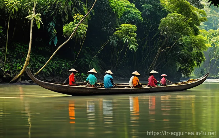 적도 기니의 해변과 추천 여행 코스 - **Prompt 2: Bioko Island's Contrasting Charms**
    "A split image or diptych presenting two distinc...