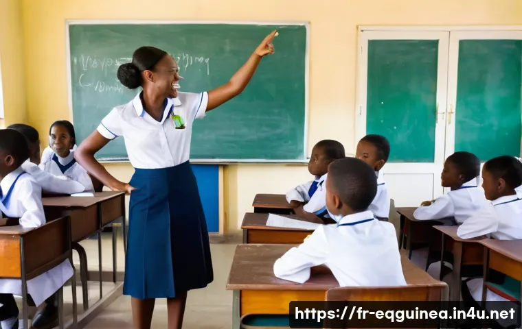 적도 기니의 교육 기회와 장학금 정보 - **Prompt 1: Modern Learning in Equatorial Guinea**
"A vibrant, wide-angle shot of a modern, brig...