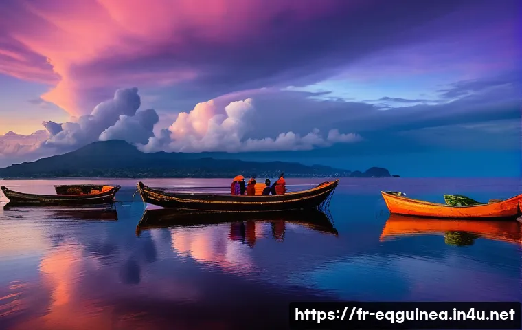 적도 기니에서 가장 아름다운 일몰 명소 관련 이미지 2